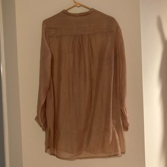 Chico's Tan Tunic Size 2 - Picture 4 of 5